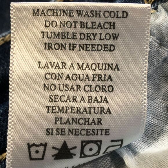 KanCan Stretch Denim Raw Hem Mini Skirt Jr 1 - Picture 3 of 4